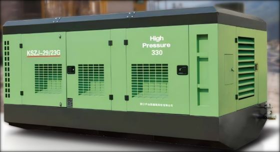 地熱掘削用の深井螺旋空気圧縮機 1.7-3.5Mpa 18-43m3/min
