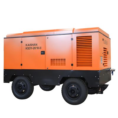 高耐久性・大容量用途向け移動式産業用エアコンプレッサー