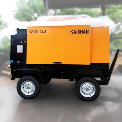 鉱山,深井などにおける耐久性があり強力な移動式空気圧縮機に適しています.