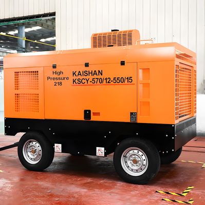 Mobile Screw Air Compressor 0.5-2.5Mpa Diesel/Electric 50-400HP